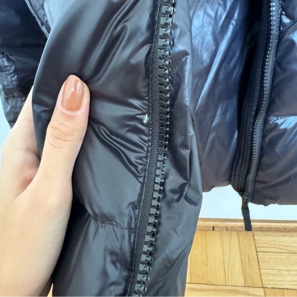 AQUA Chloe Sherpa Trim Puffer Jacket - Picture 5 of 10